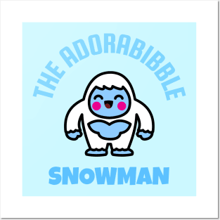 Adorabibble Snowman Posters and Art